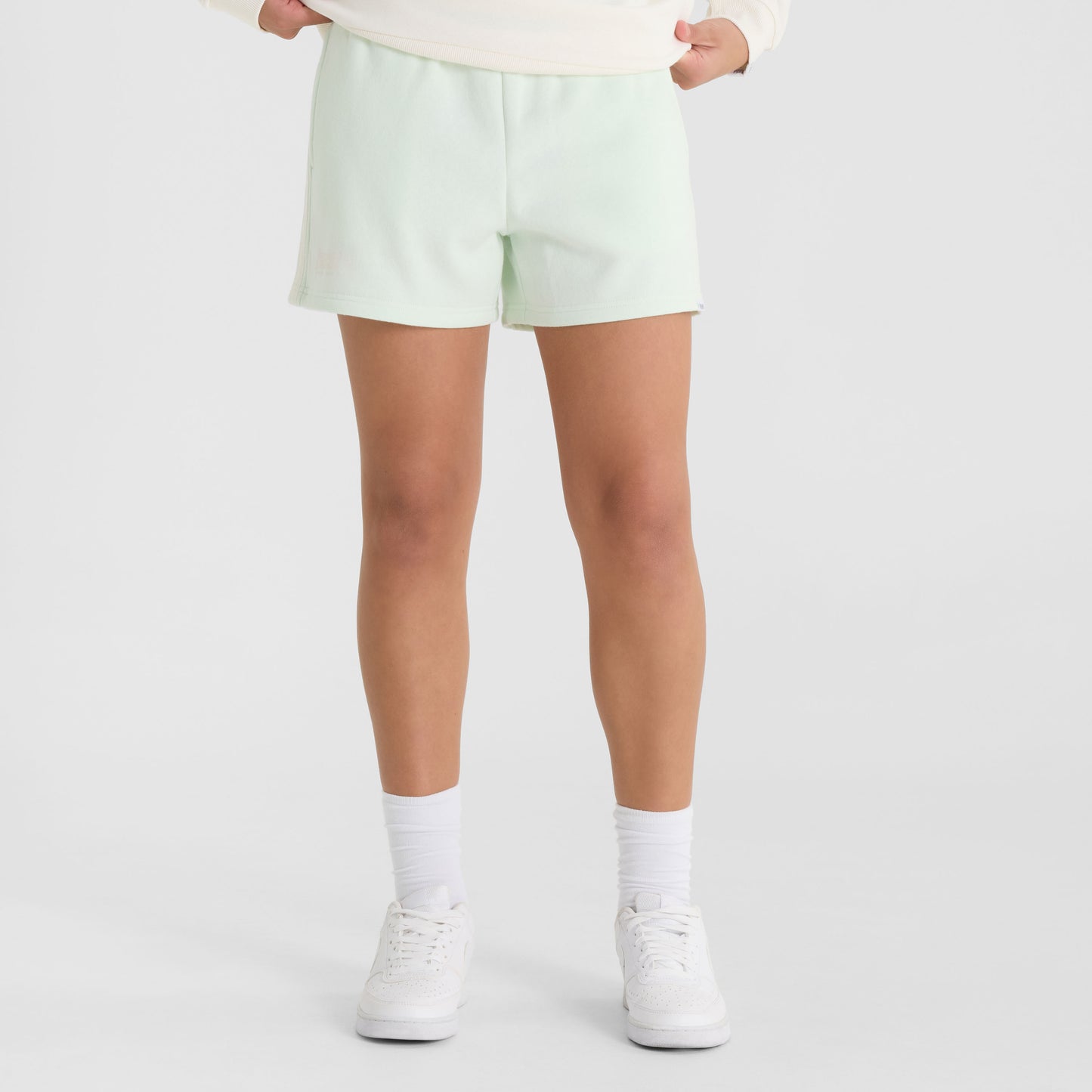 Light Green Side Stripe Shorts